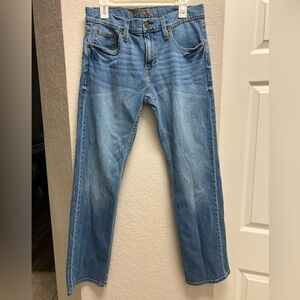 Cody James Mens Blue Denim Jeans Straight Leg Size 33x32